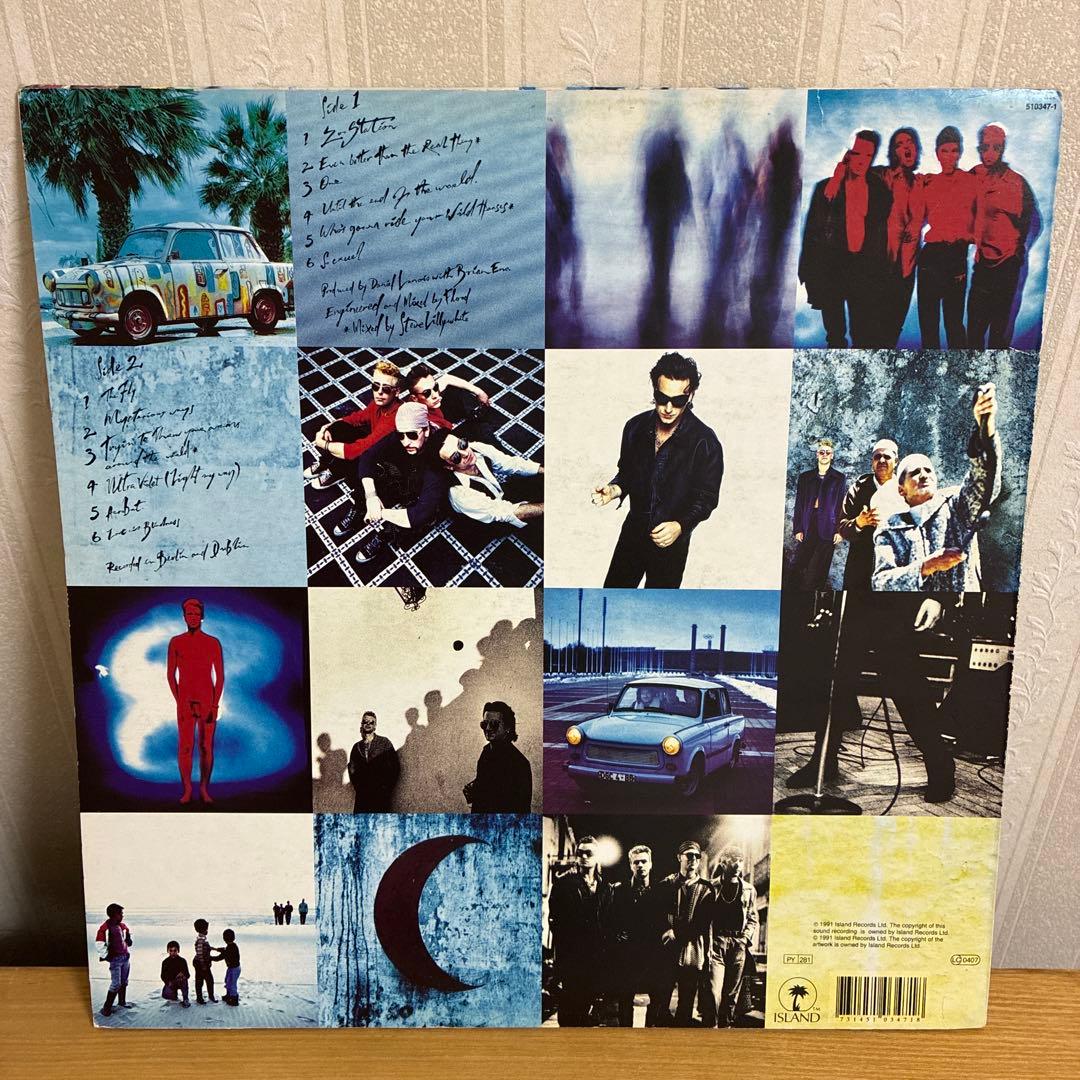 【EUオリジナル盤】U2 「Achtung Baby」　レコード