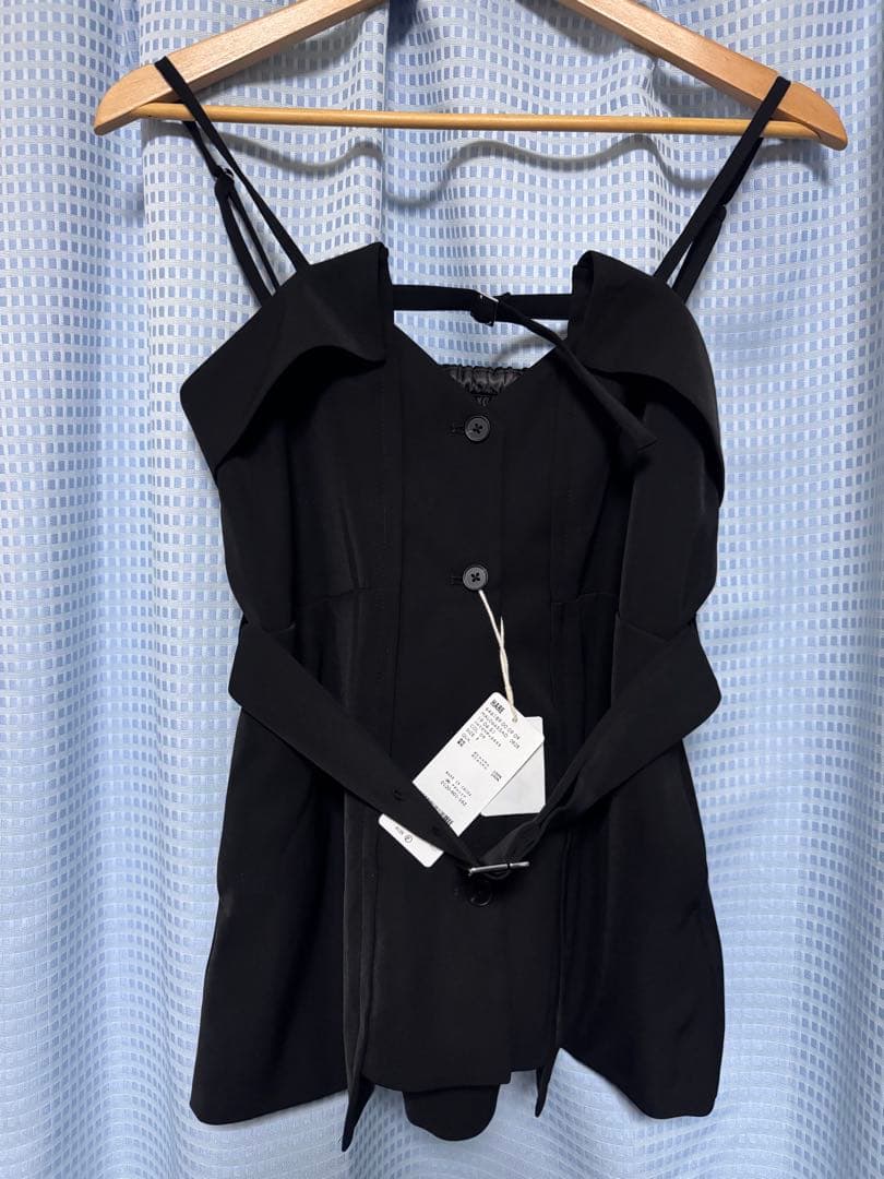 26SS 新品未使用 タグ付き HARE トロミビスチェ 黒