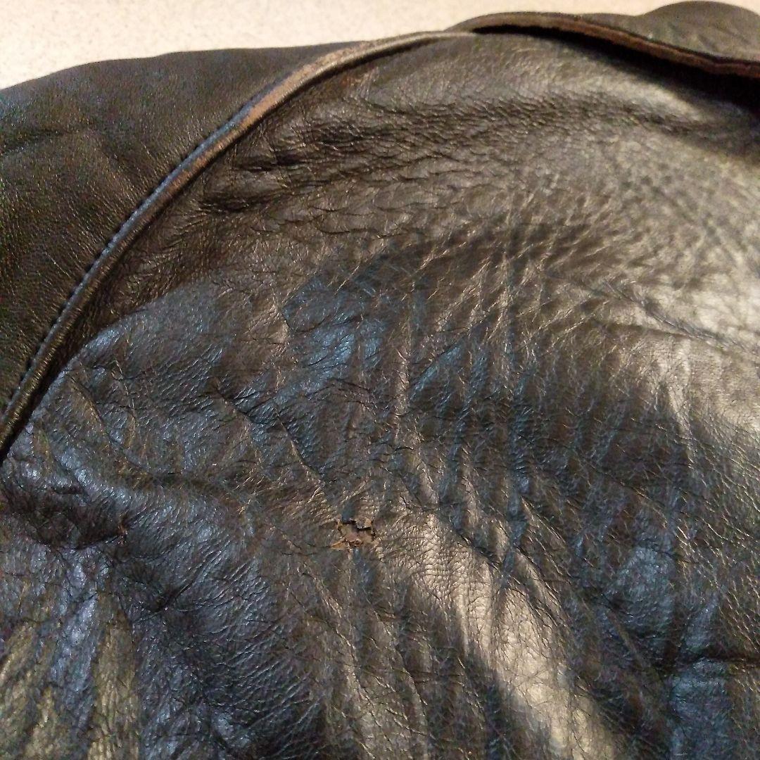 限界最終価格60sVintageフランス軍 ファイヤーマン レザージャケット