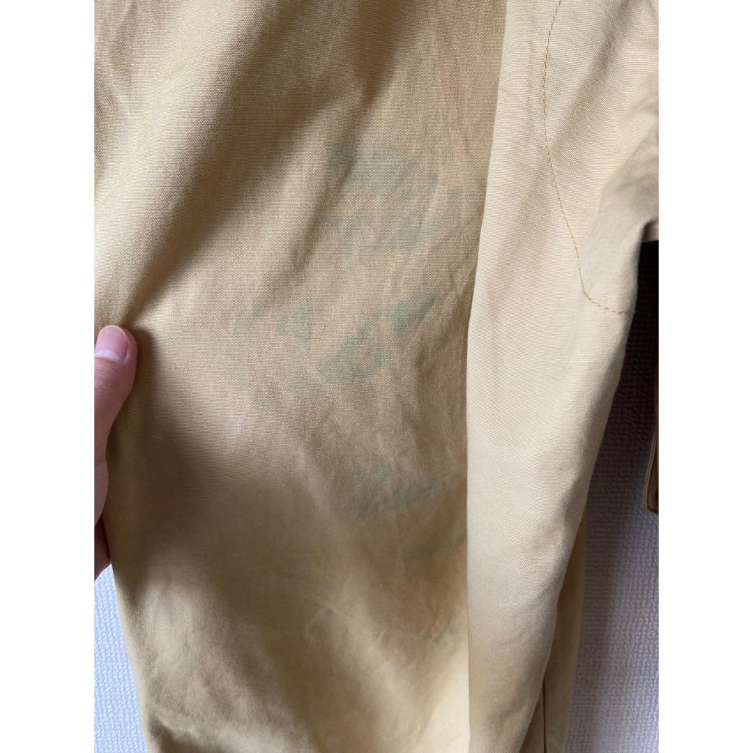 Euro vintage ヨーロッパ物 極太 薄黄色 バギーパンツ カーゴパンツ