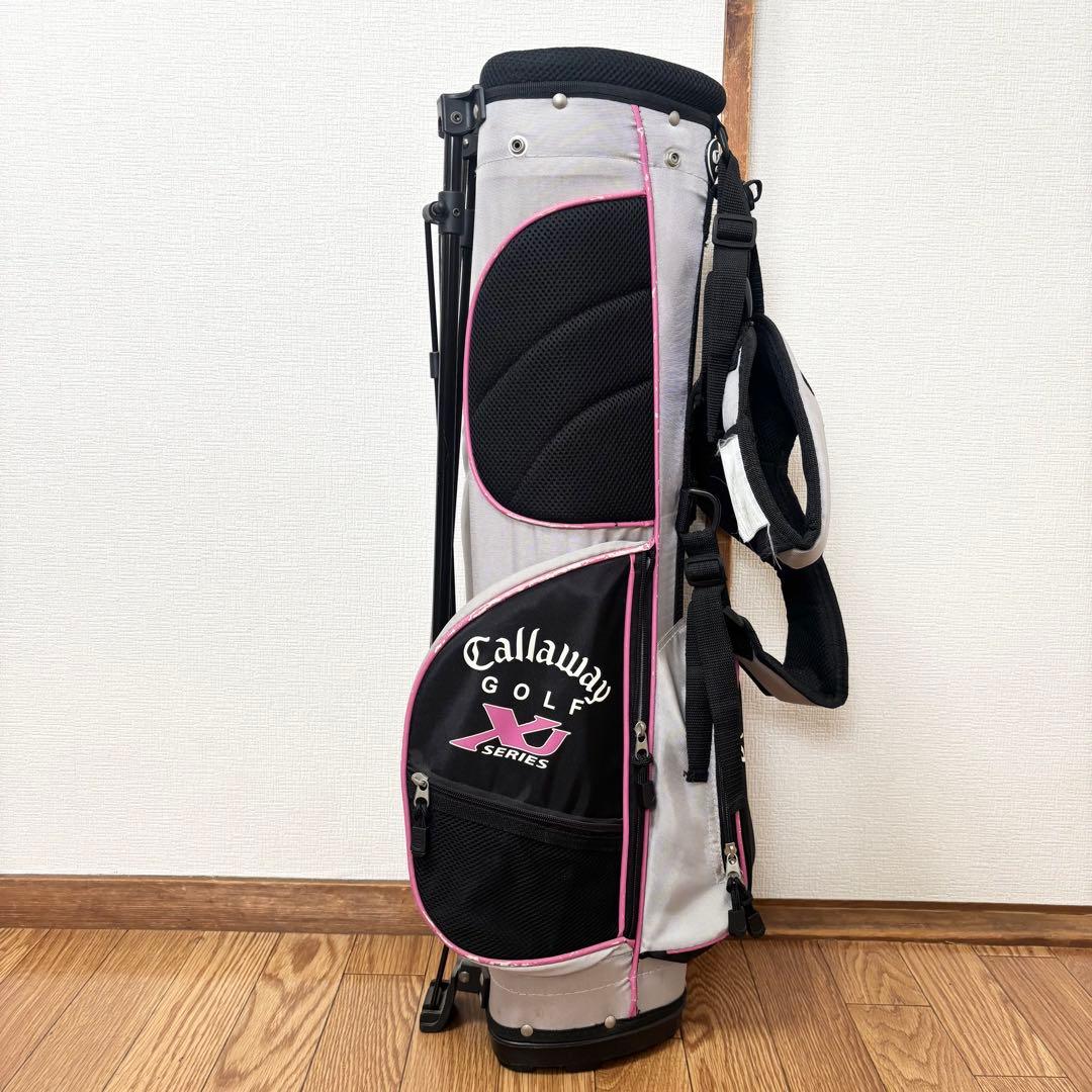 Callaway ジュニアゴルフ レディースセット 女の子 スタンドバッグ