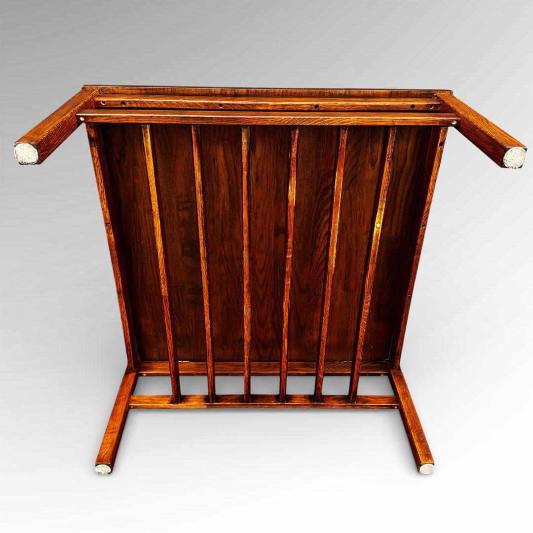 ウォールナット 無垢材 ローテーブル 90cm 正方形 アンティーク メンテ済