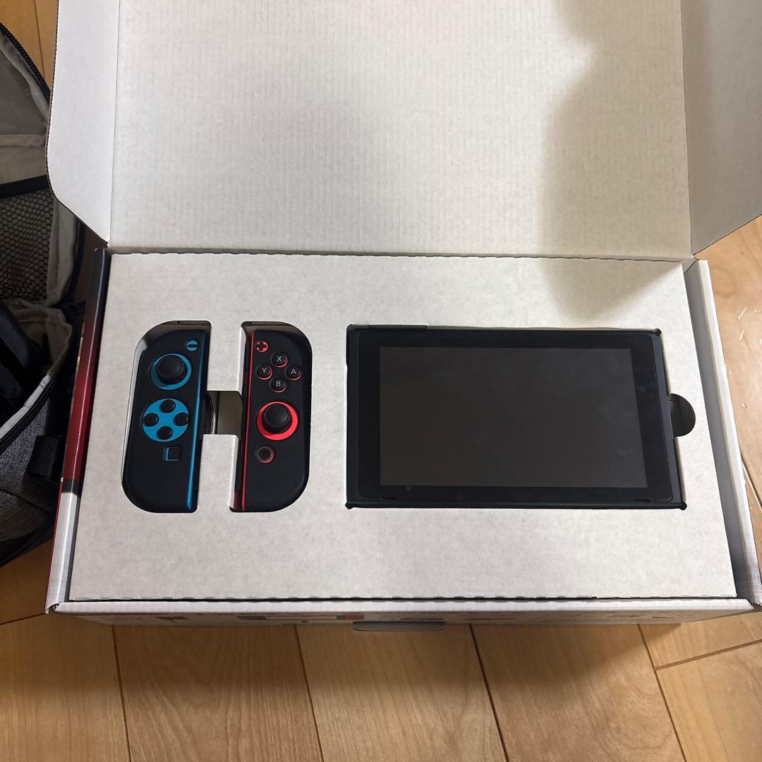 Nintendo Switch 本体 (青/赤)➕バッグ➕その他付属品