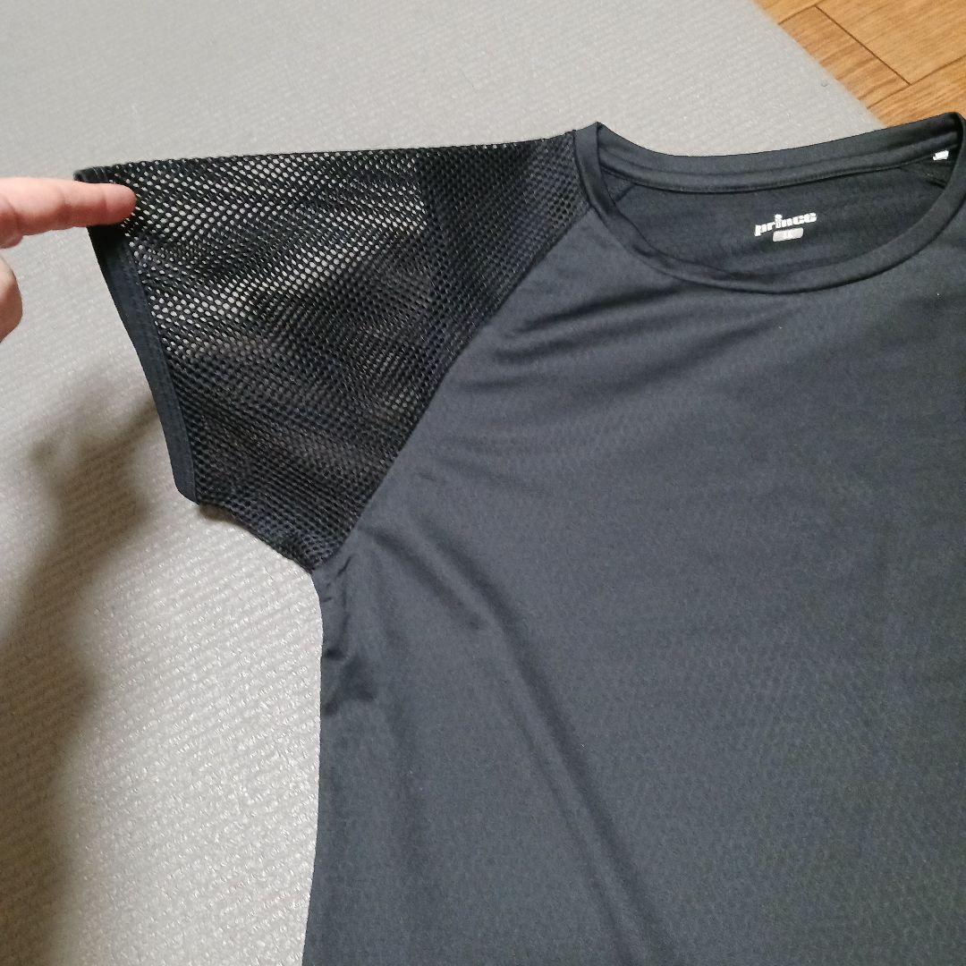 黒 メッシュ 半袖セットアップLL•Lサイズ(2025夏)