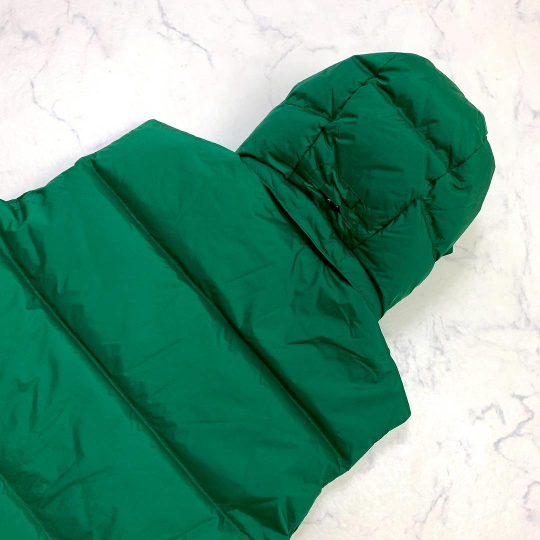 ポロラルフローレン ダウンベスト ビッグポニー 星条旗ワッペン 緑 S　D974