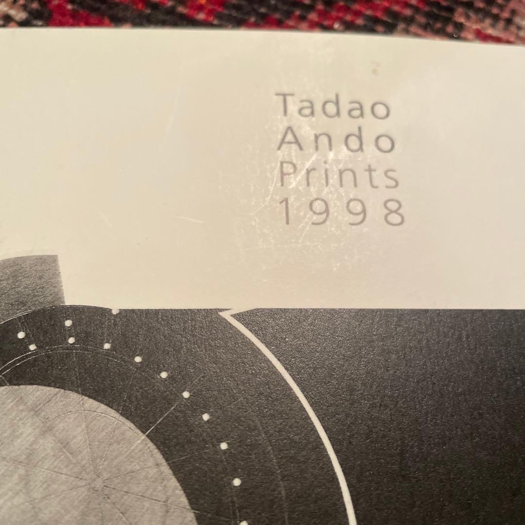 安藤忠雄　建築版画展　記念カタログ　Prints 1998 図録　非売品　サイン