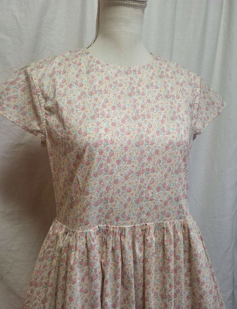 綾☆様 リバティ ティアードワンピース