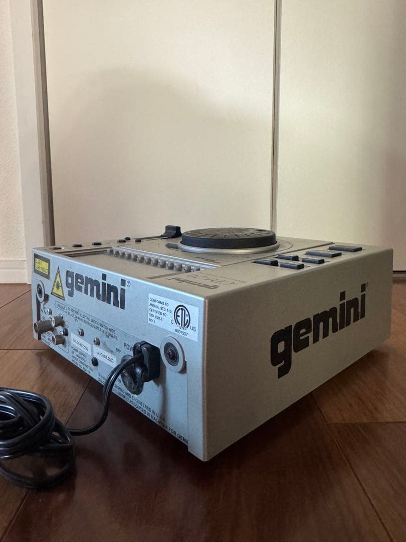 DJ機材 gemini CDI-20 CDJ