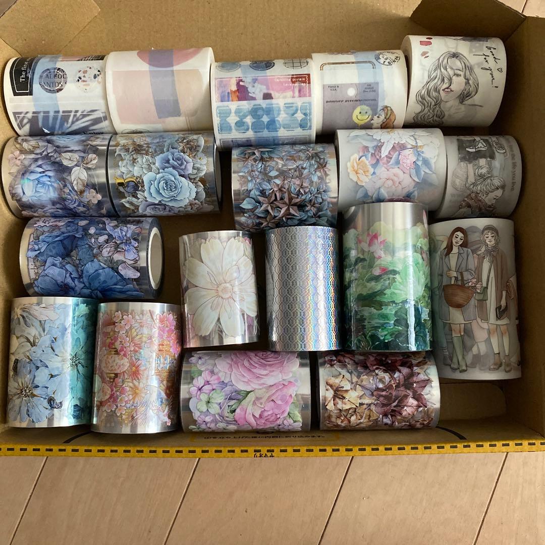 海外マステ 19点『中古巻き』まとめ売り