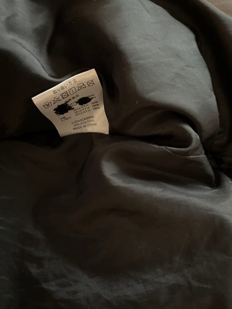 Luz e Sombra Jr.ベンチコート ブラック