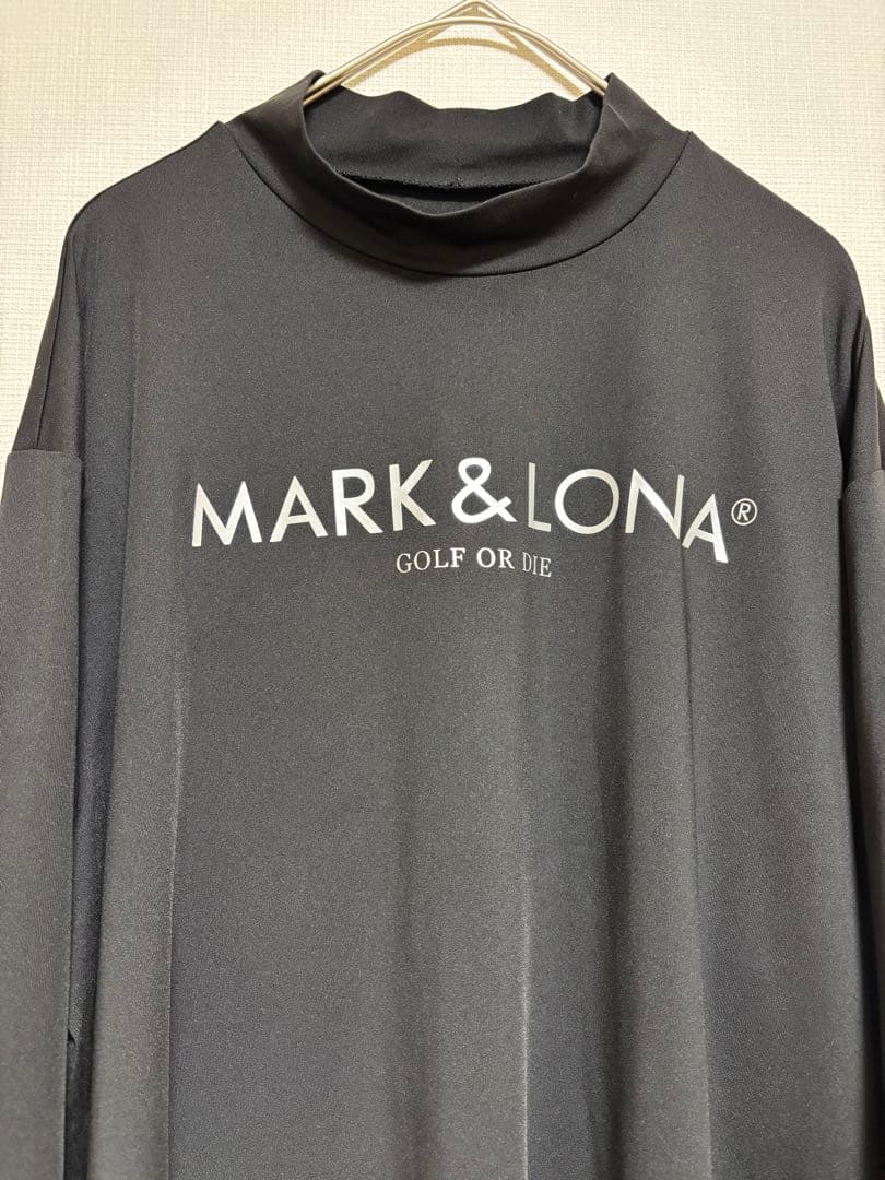 MARK & LONA インナーブラック L モックネック