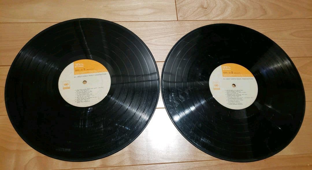 LP 2枚セット　ヨーロッパ　映画音楽　SONY　レコード盤のみ　レア