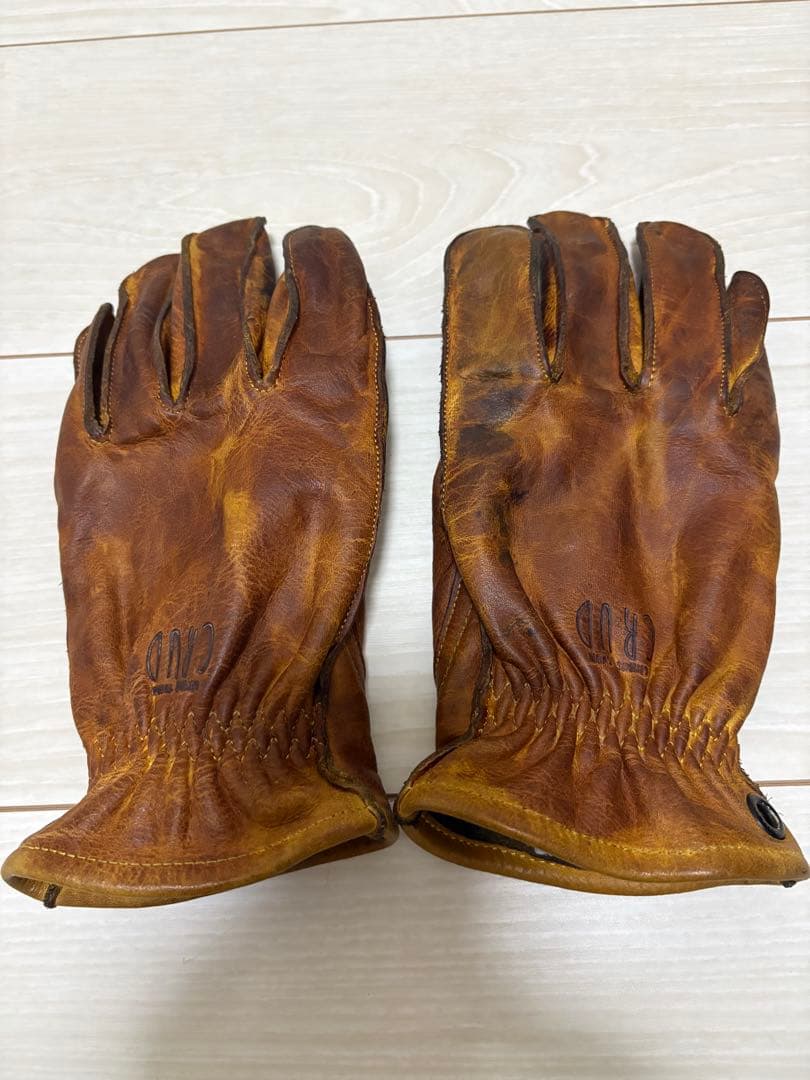 【ワックス付き】CRUD Molg Gloves クルード モーリ sizeM