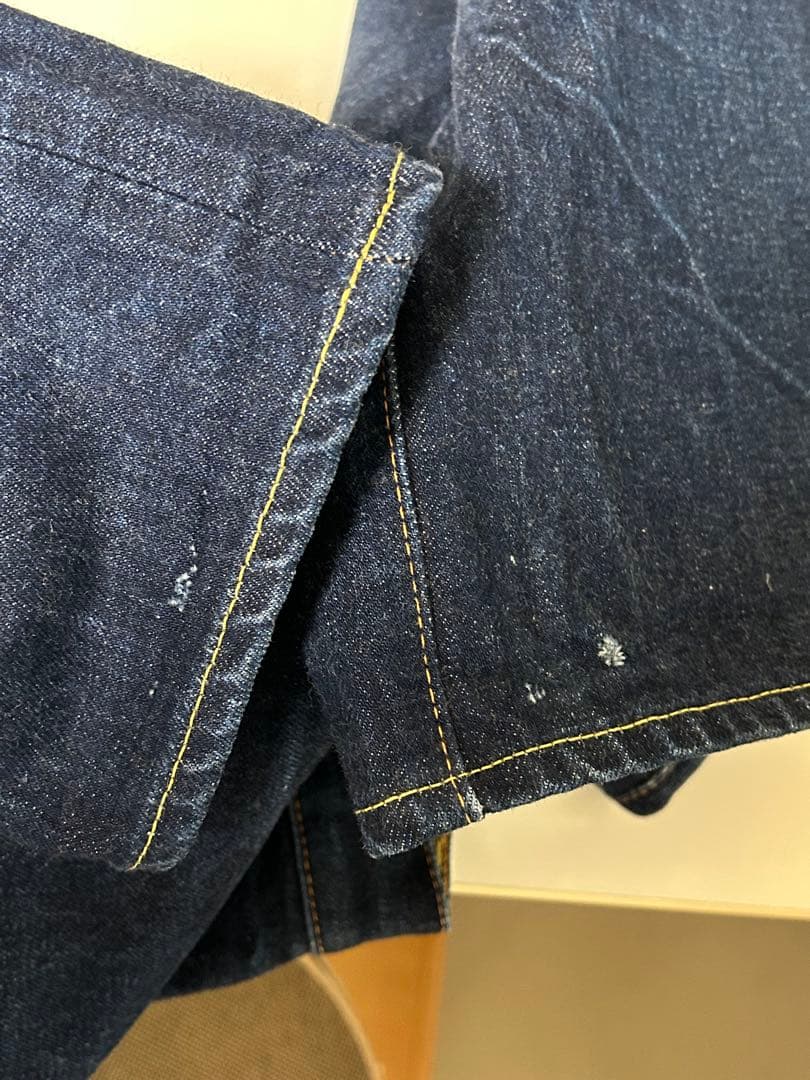 【美品】 BONCOURA ボンクラ デニムパンツ ジーンズ インディゴ 32