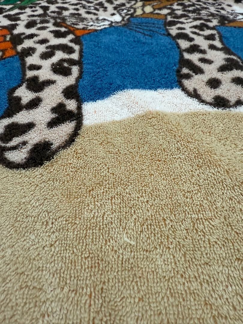 HERMÈS BAIN ビーチタオル バスタオル ジャガー柄