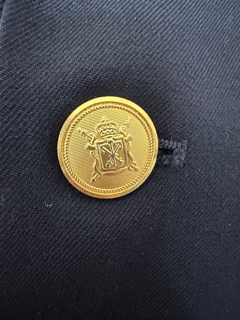 メンズ　ブレザー　紺　M（170A）