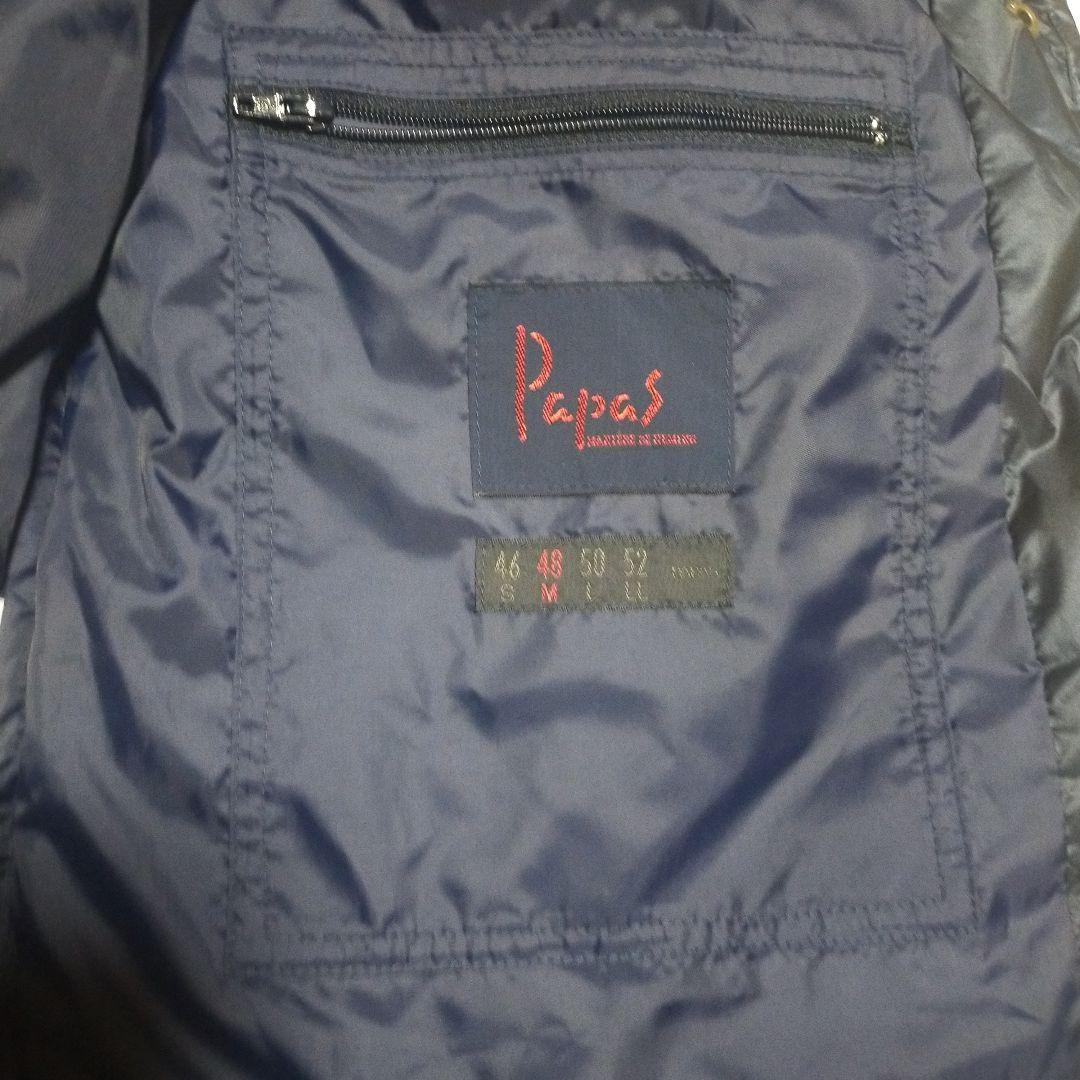 美品　PAPAS パパス　ダウンベスト　キルティング　ゴルフ　ダウン　フェザー