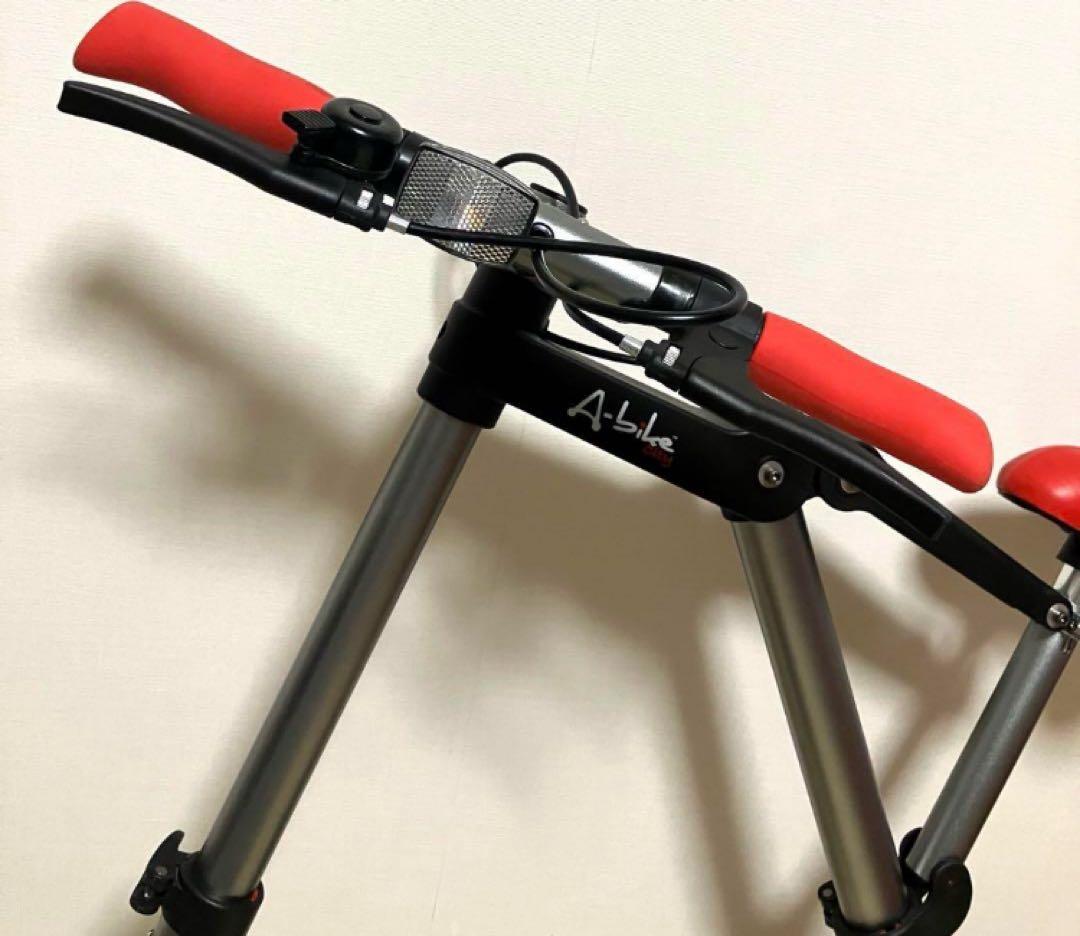 美品 送料無料 A-bike City コンパクト軽量折り畳み自転車