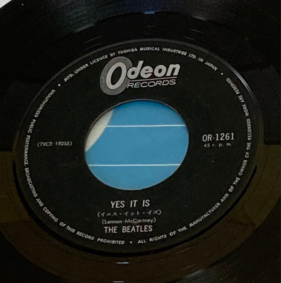 ◉ビートルズ ●涙の乗車券 希少 フチ有り H 400円盤