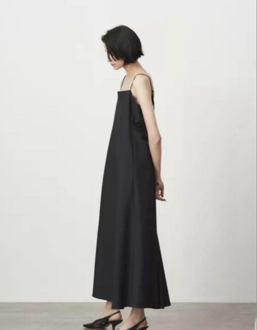 ATON エイトン　キャミソールドレス　チェック柄サイズ02