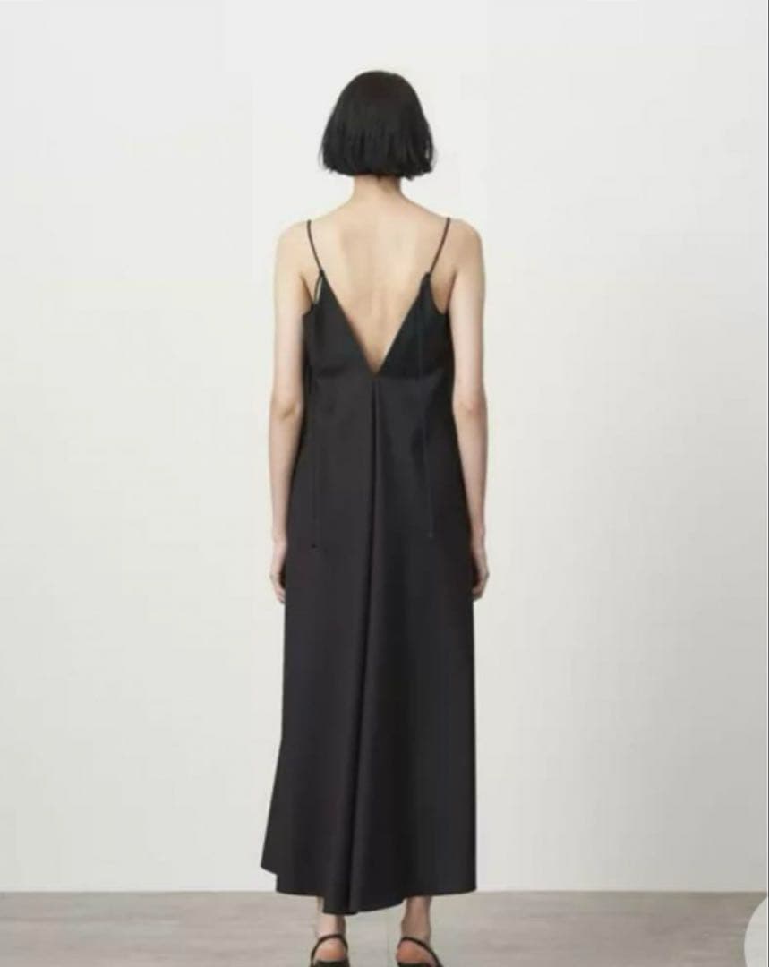 ATON エイトン　キャミソールドレス　チェック柄サイズ02