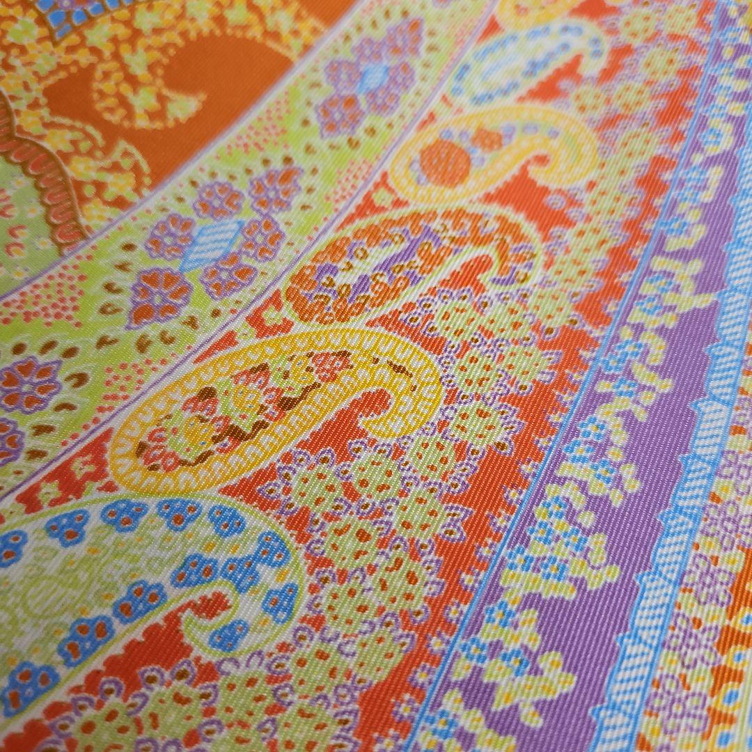 Harrodsハロッズ　シルク　大判スカーフ　イタリア製　新品・未使用・タグ付き