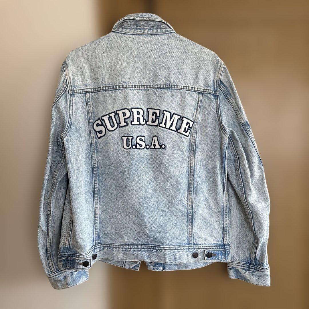 supreme 16ss denim trucker jacket Sサイズ