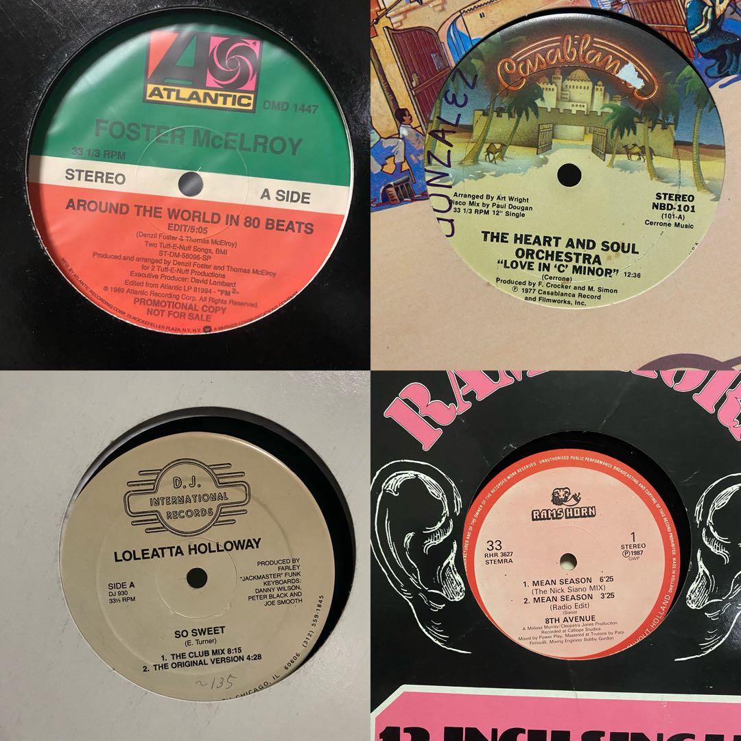 Disco 12inch レコード48枚セット　ディスコ シングル まとめ売り