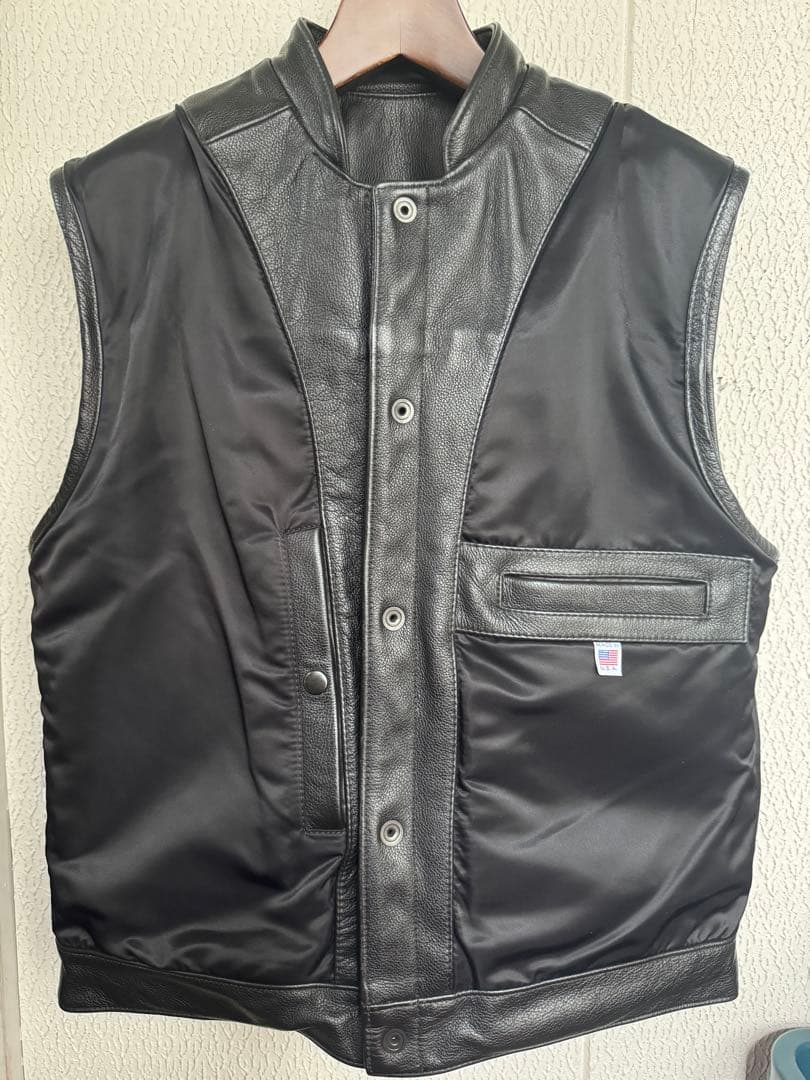 【着用少】Lil Joes Leather リルジョー レザーベスト M