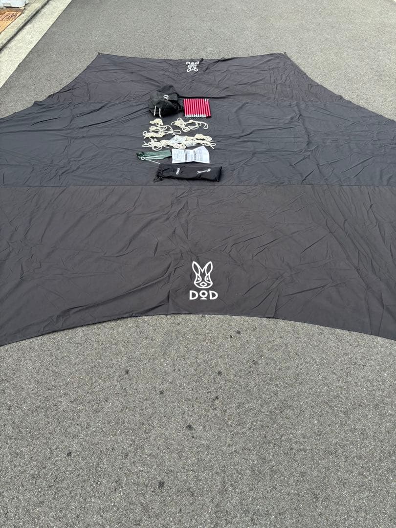 DOD ヘーキサタープ　ALL RIGHT TARP 黒