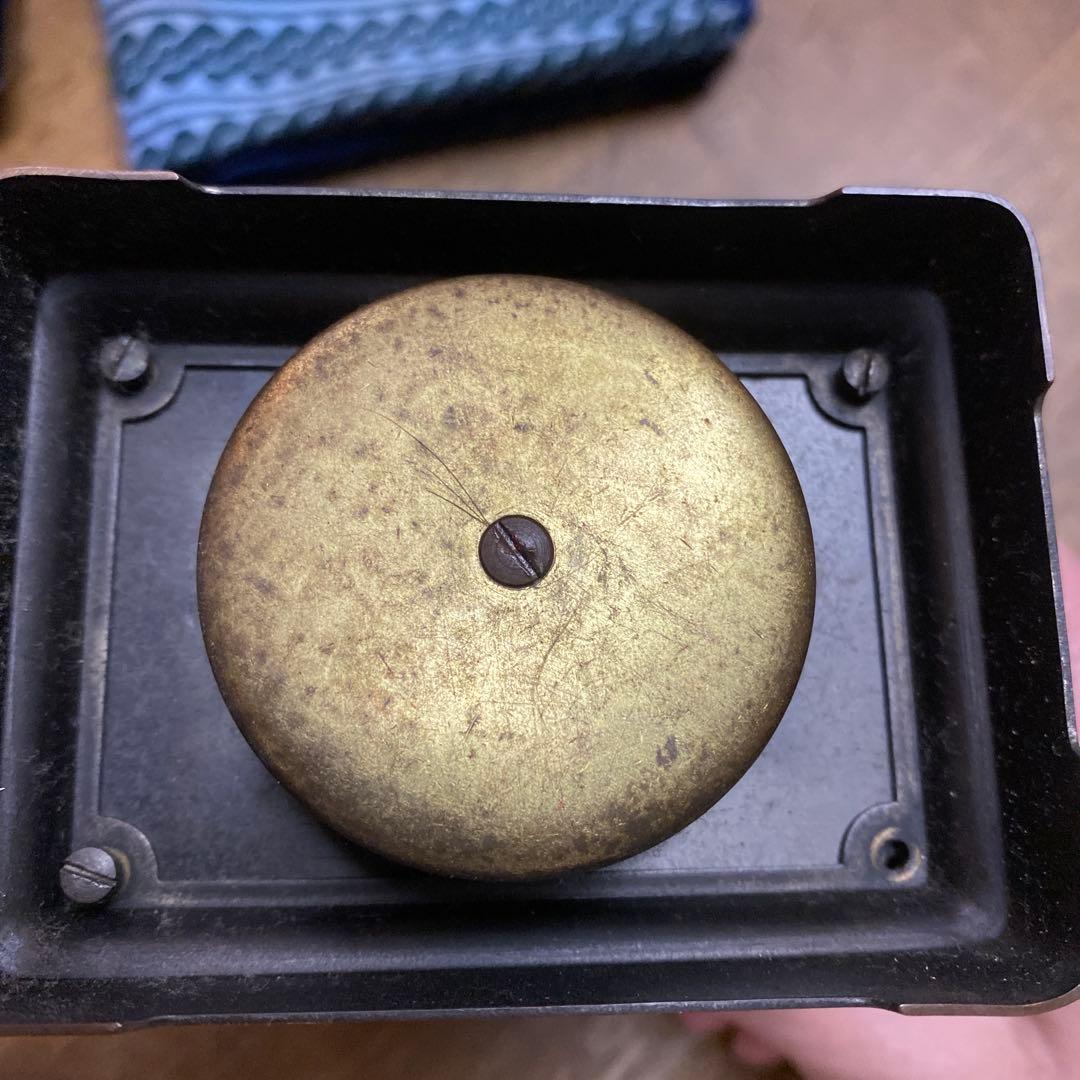 L1980さん専用❣️レトロ 置時計 ❣️精巧社　ネジ式　ガラス無し　　お値打ち品❣️