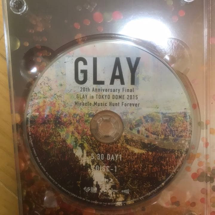 GLAY  20th  TOKYO DOME  限定BOX ブルーレイのみ
