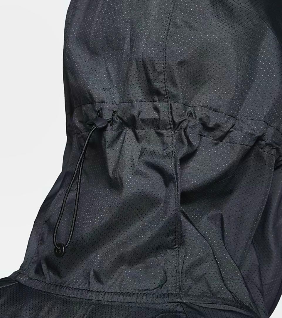 Nike フルジップ フード付きジャケット ブラック