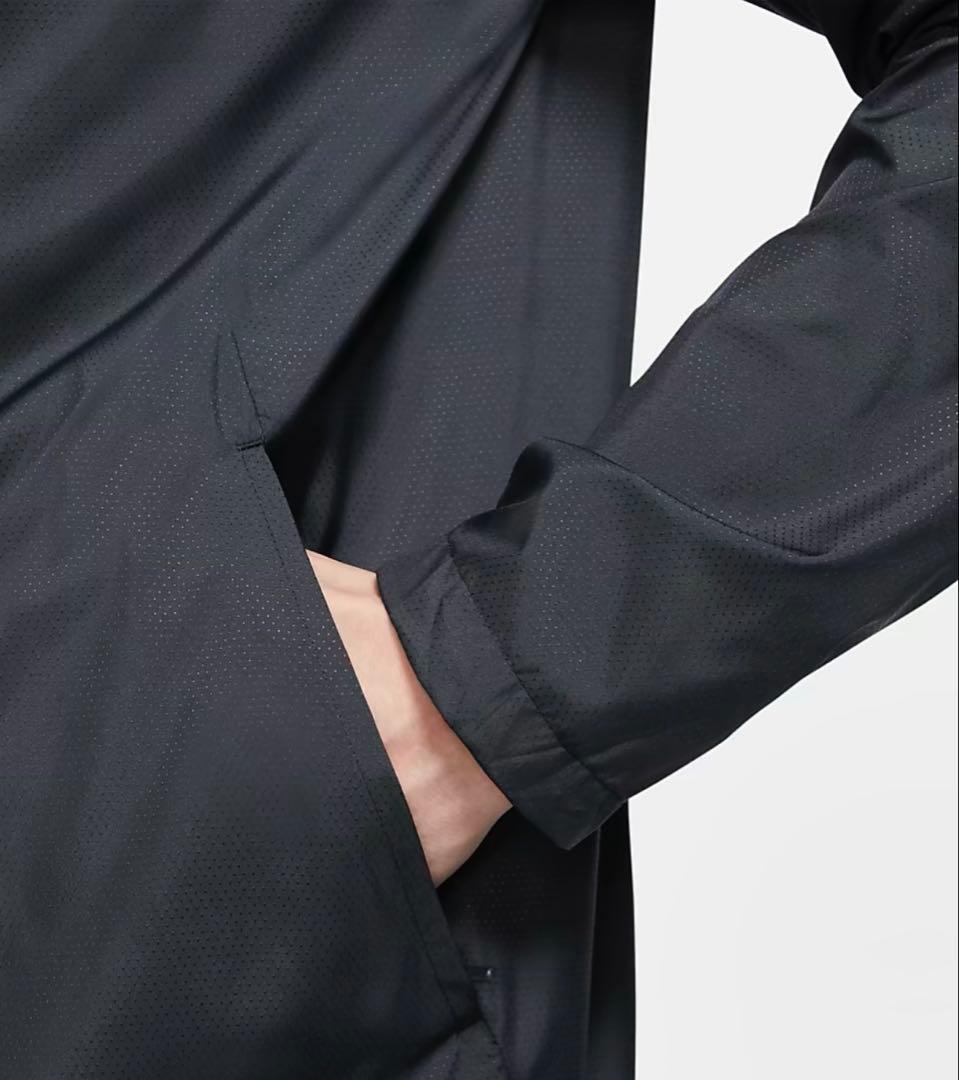 Nike フルジップ フード付きジャケット ブラック