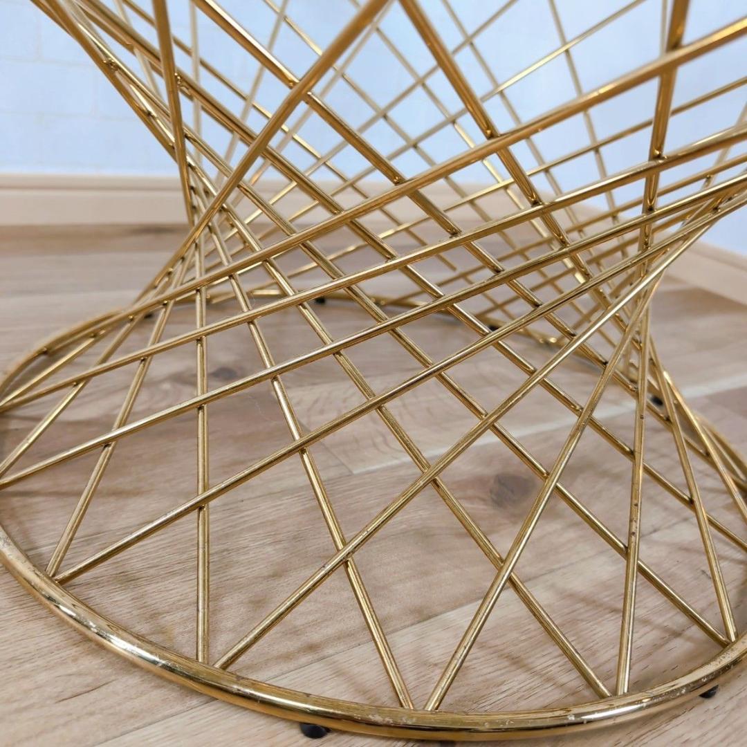 Francfranc フランフラン マーリア コーヒーテーブル ゴールド ガラス