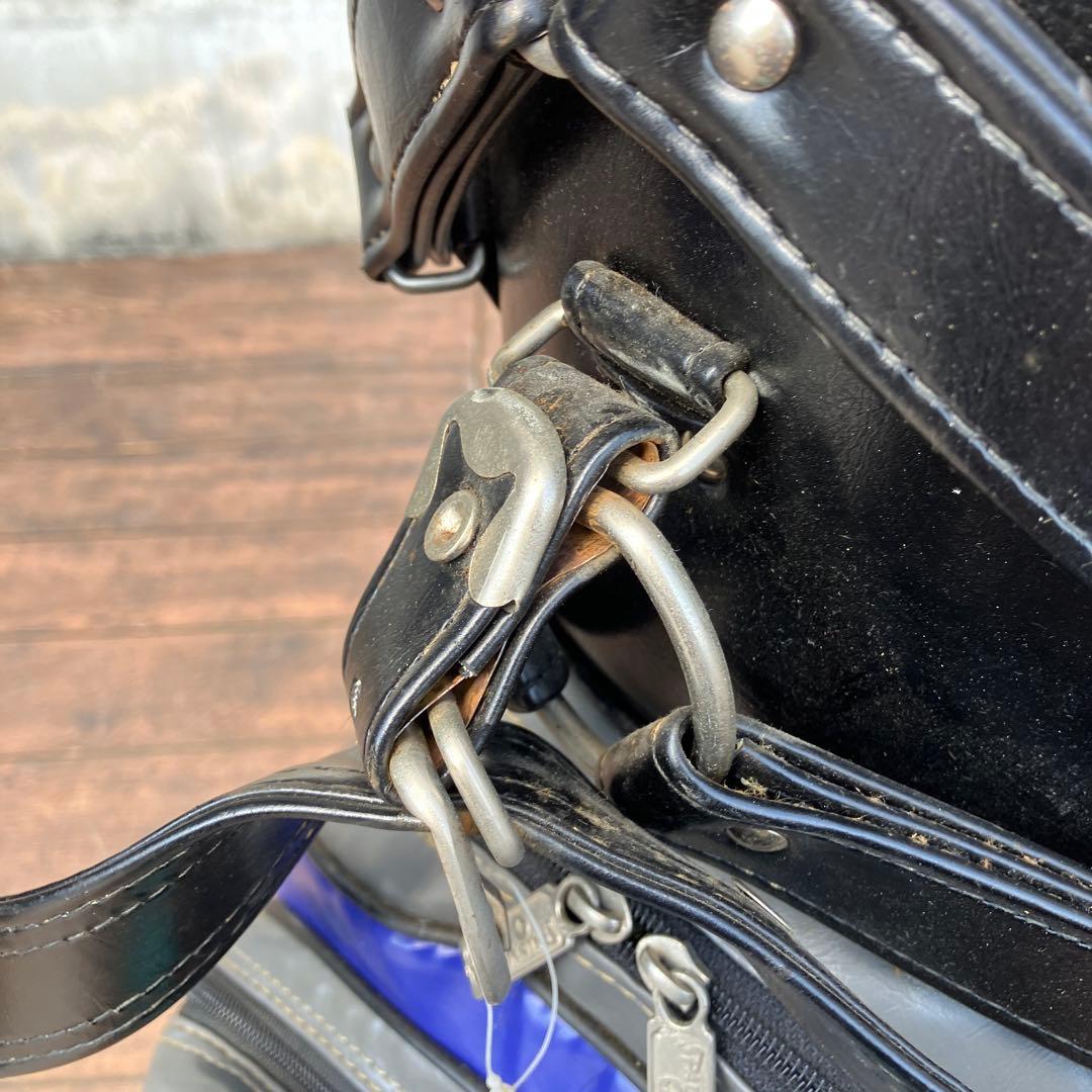 【希少】SPALDING スポルディング キャディバッグ ブラック×ブルー