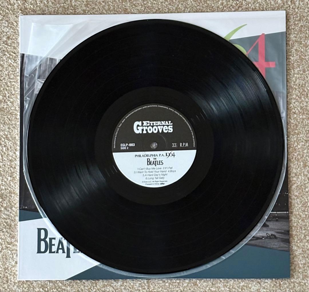 ビートルズ BEATLES レコード LP ライブ コンサート フィラデルフィア