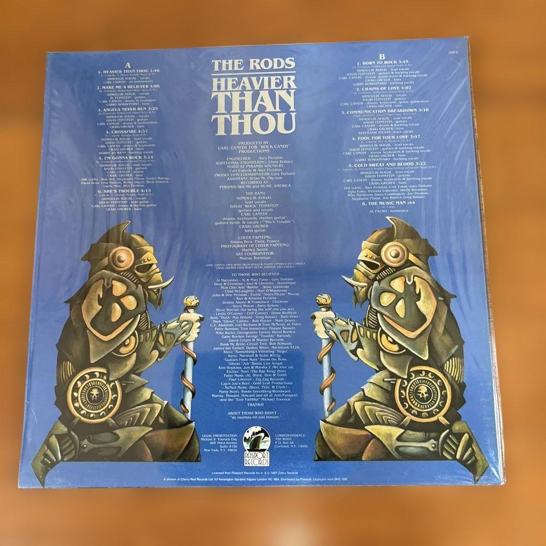 THE RODS ヘヴィメタル　レコード