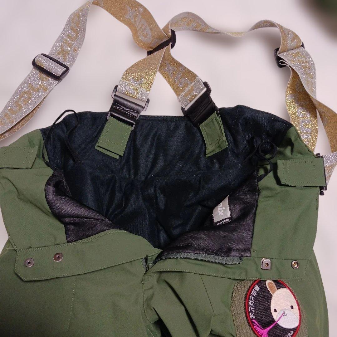 PHENIX　グリーン フード付きスキーウェアセット