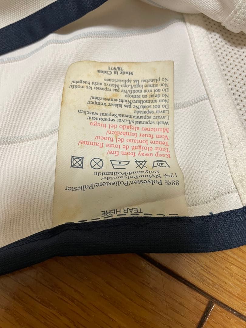 未使用 イングランド代表 アンブロ 長袖 ゲームシャツ ビンテージ ユニフォーム