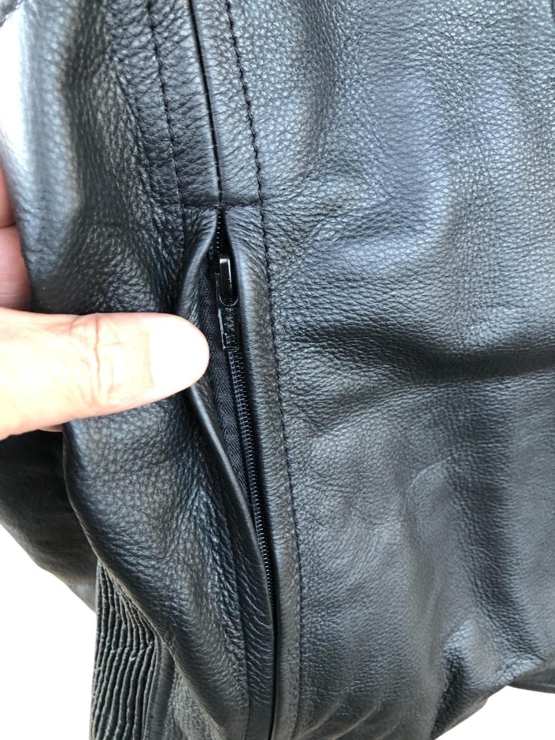 新品 Harley-Davidsonフード付きライダースレザージャケット 2XL