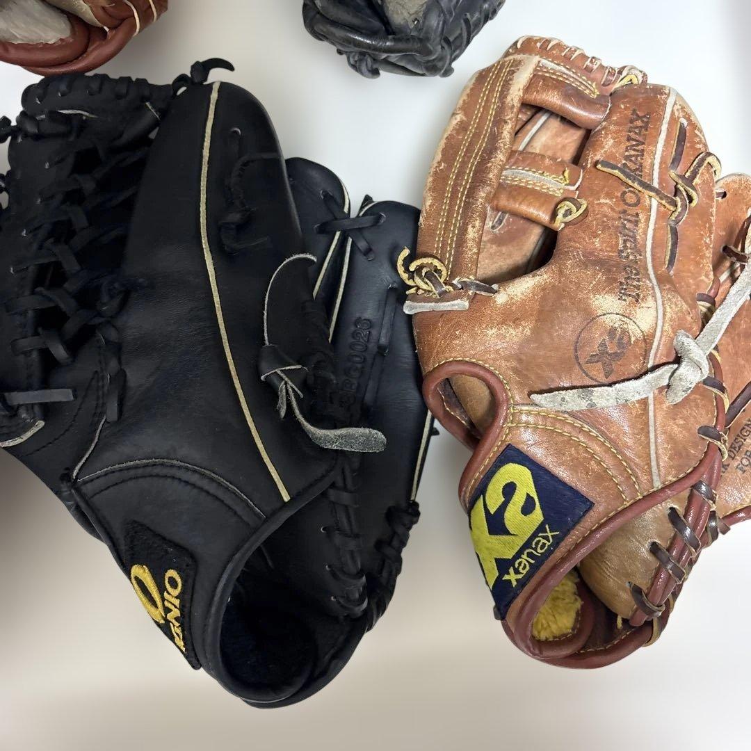 野球　グローブ　まとめ売り　7個