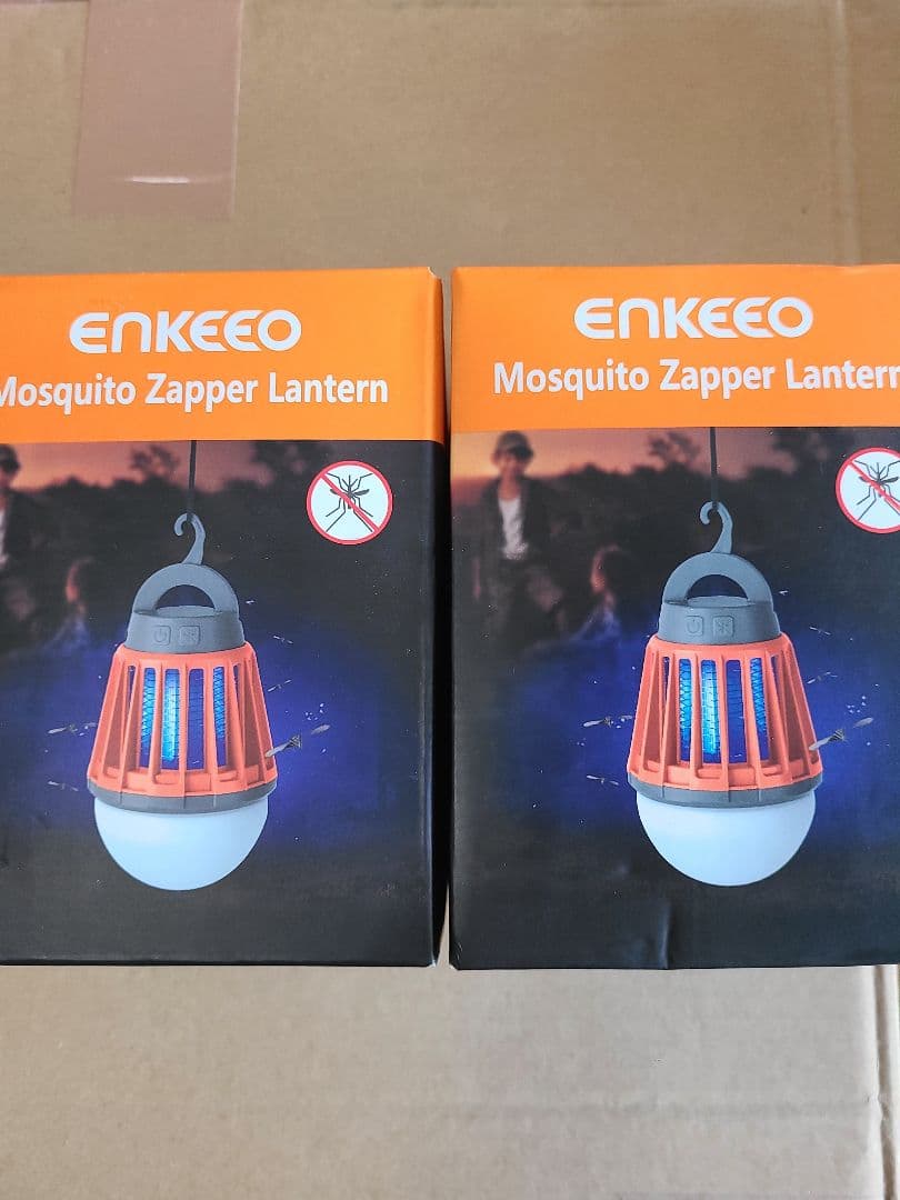 【新品】2個セット ENKEEO 蚊取りランタン IPX6 BLK