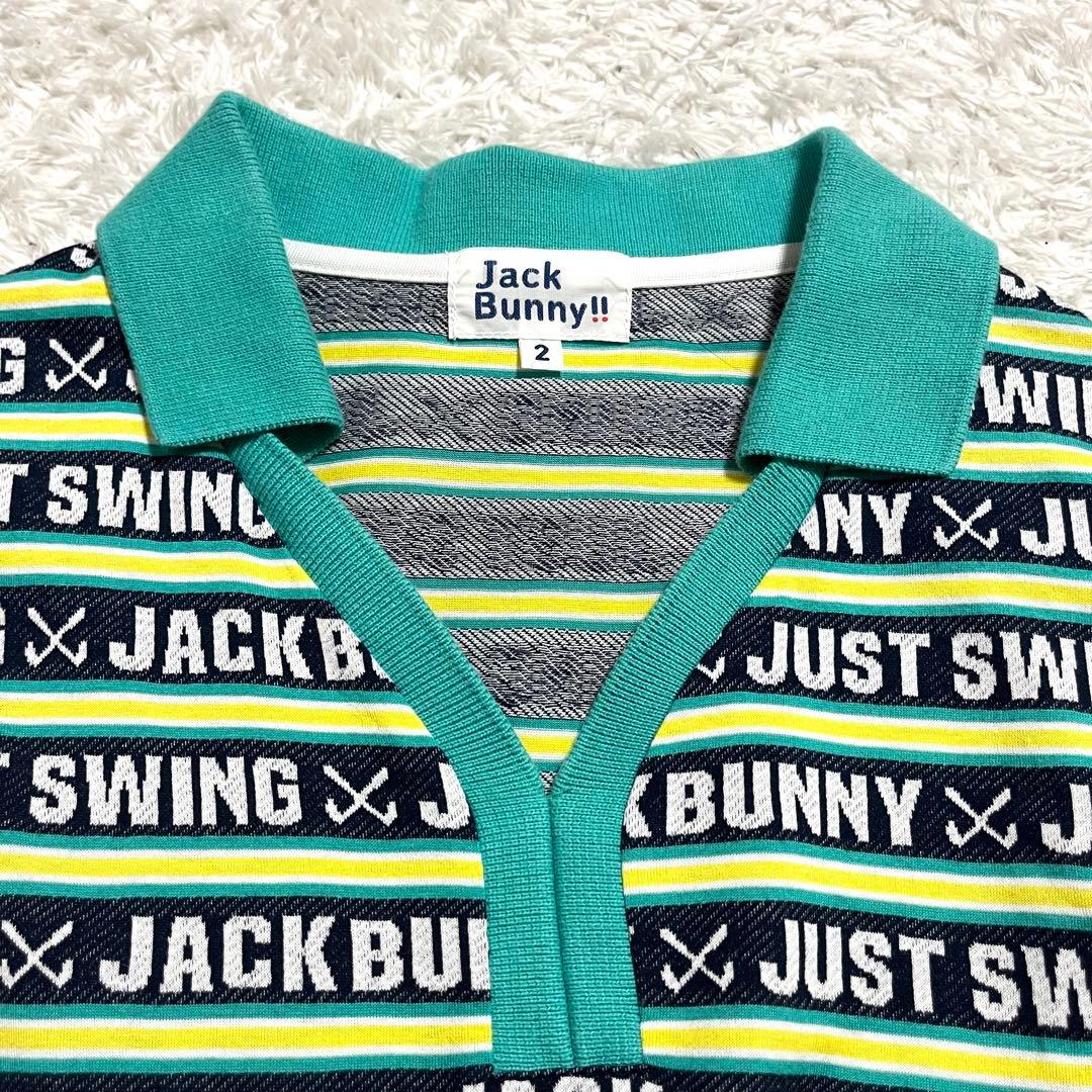 ジャックバニー ゴルフウェア ワンピース 2サイズ 総柄 カラフル