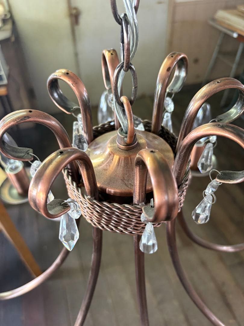 シャンデリア クラッシック　吊り下げ照明　シーリングライト　吊下げシャンデリア