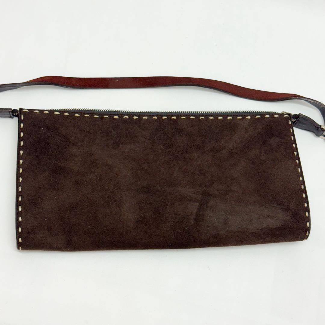 フェラガモ　スェード皮　ミニショルダー