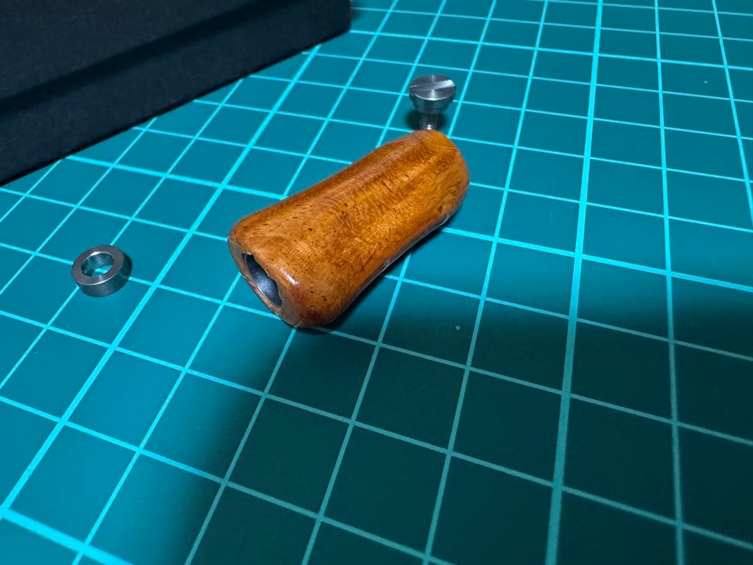 199 ハンドル　ノブ　ウッド　花梨　シマノ　ダイワ　渓流