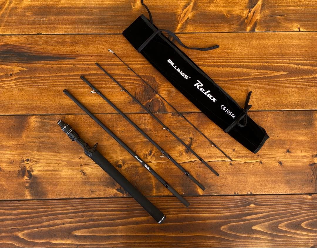 5ピースパックロッド　208cm ベイトロッド　トラベルロッド C6105M