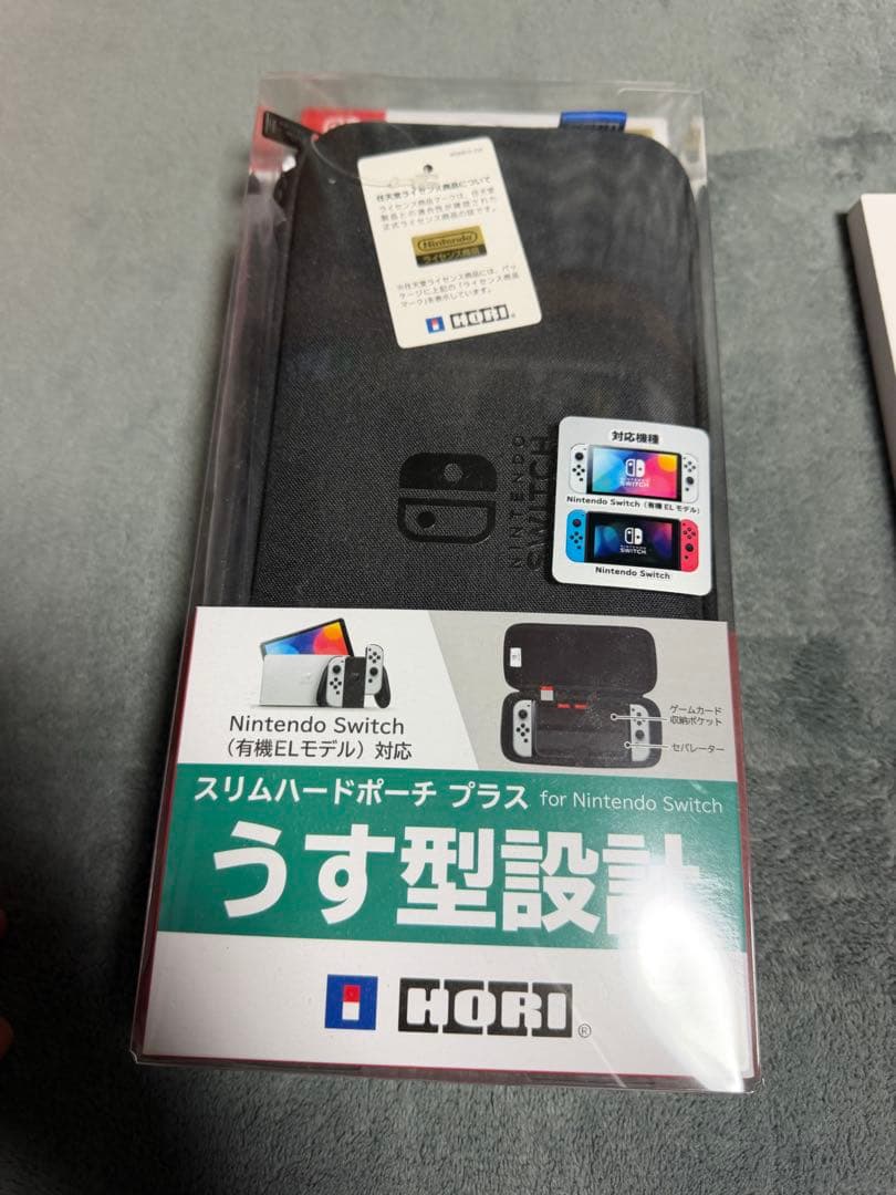 【美品】Nintendo Switch 有機EL 本体、ポーチ、SDカードセット