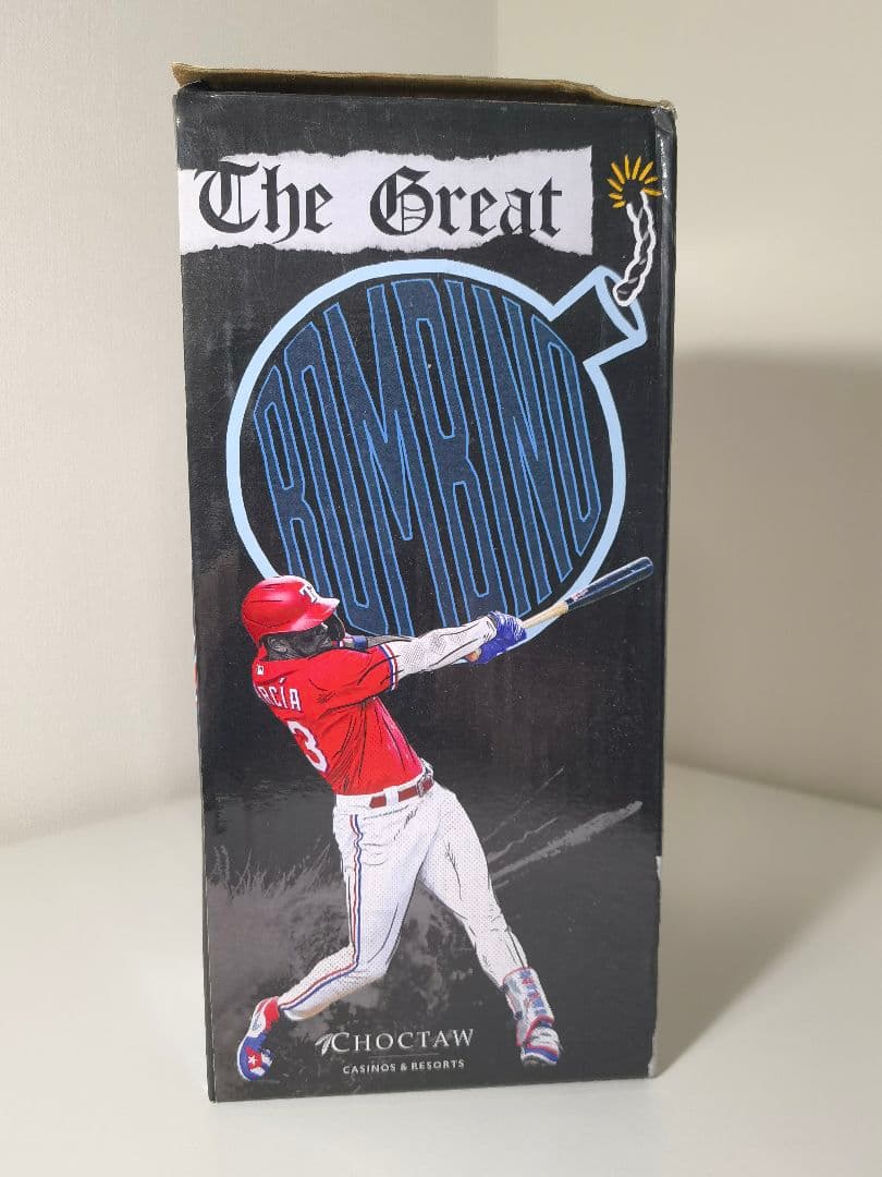 2022/6/13 レンジャーズ 来場者限定 アドリス・ガルシア ボブルヘッド①